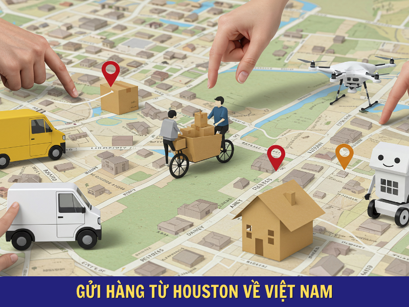 Gửi hàng về Việt Nam ngay tại Easthaven Blvd, Houston – Nhanh, Uy tín, Bao thuế