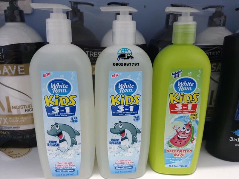 Dầu gội trẻ em White Rain Kid 3 trong 1