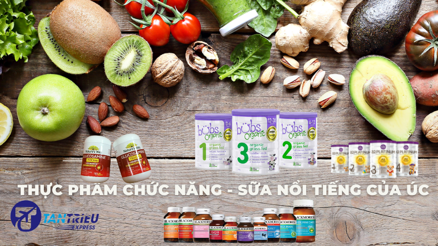 thực phẩm chức năng, sữa nổi tiếng của úc