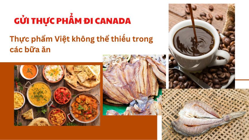 Thực phẩm gửi đi Canada