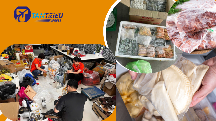 Gửi thực phẩm đông lạnh đi Úc