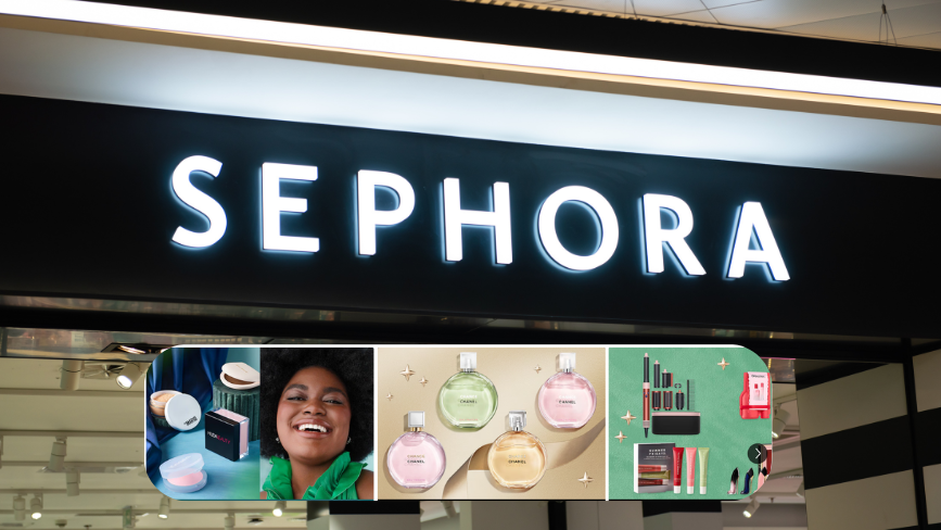 Mua sắm mỹ phẩm trên sephora