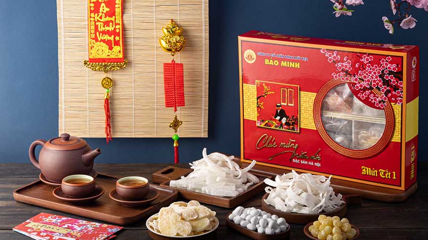 Mứt trở thành biểu tượng của ngày tết