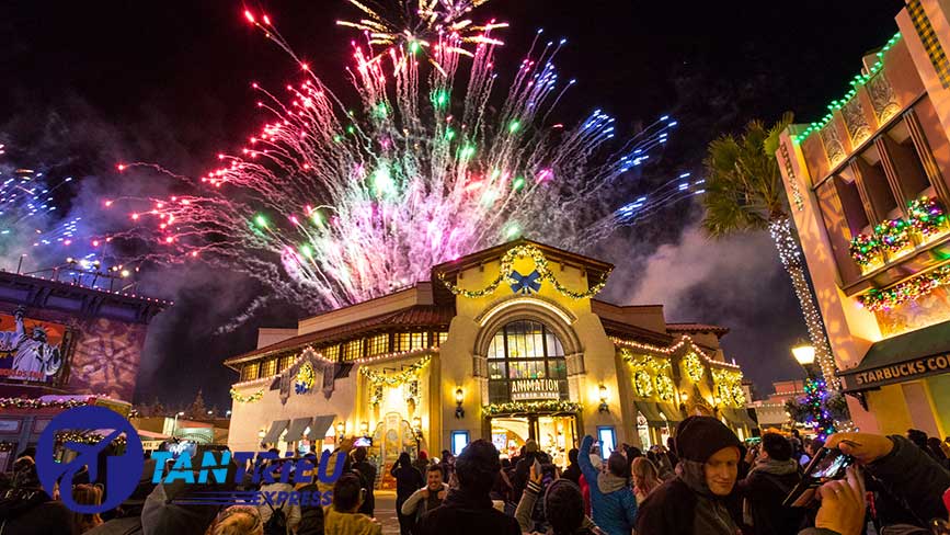 Đón năm mới hoành tráng tại Los Angeles