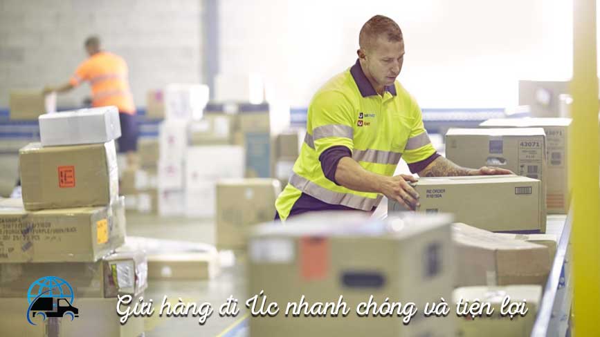 Giao phát những kiện hàng trên khắp nước Úc
