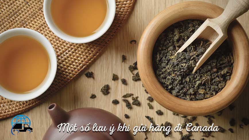 Gửi trà và các loại thảo mộc đi Canada