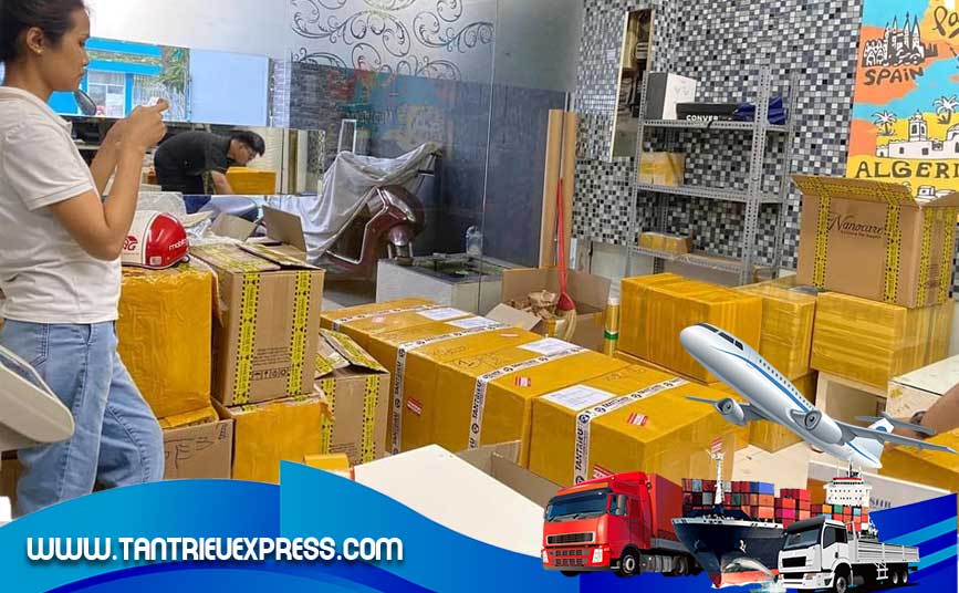 Đa dạng hàng hóa được gửi đi Châu Âu