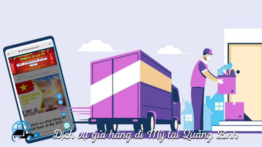 Gửi hàng đi Mỹ tại Quảng Bình