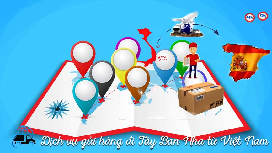 Gửi hàng đi tây ban Nha từ Việt nam