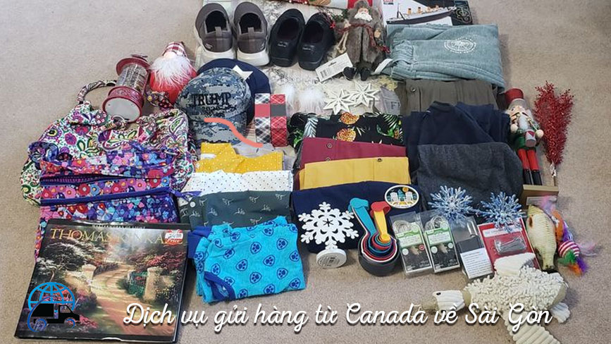 Gửi quần áo từ Canada về Sài Gòn