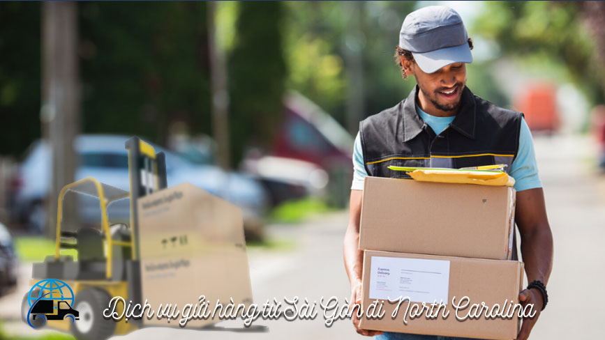 Gửi hàng từ Carolia về Sài Gòn giá rẻ