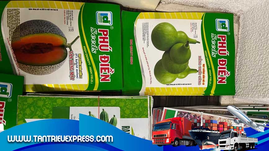 Nhiều loại hạt giống được lựa chon gửi đi Mỹ