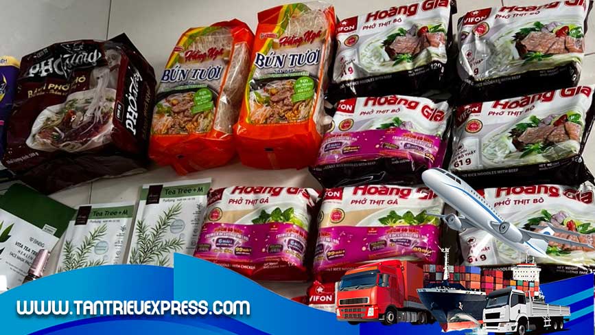 Thực phẩm khô có thể gửi đi Mỹ