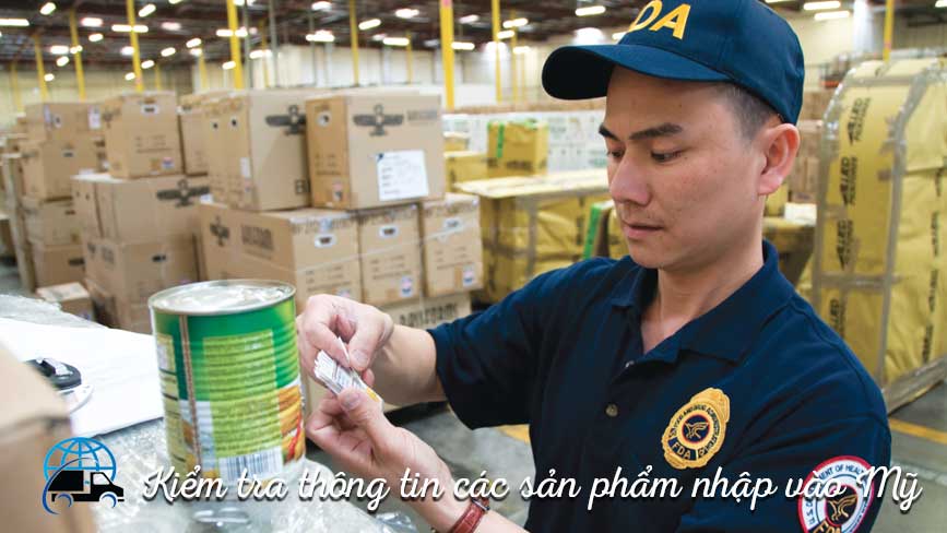 Kiểm tra các sản phẩm trước khi được thông quan tại Mỹ
