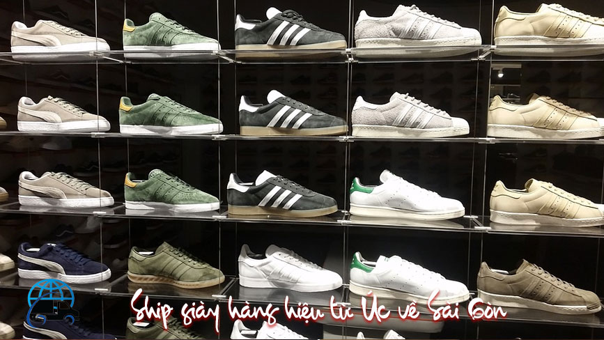 Vận chuyển giày hàng hiệu từ Úc về Sài Gòn