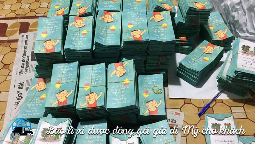 Gửi bao lì xì đi Mỹ