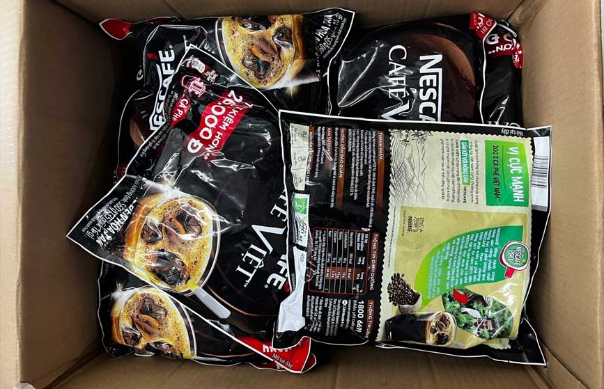 Gửi cafe đi Châu Âu