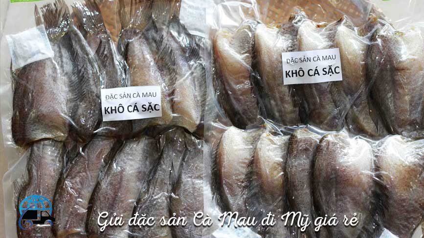 Gửi hải sản Cà Mau đi Mỹ