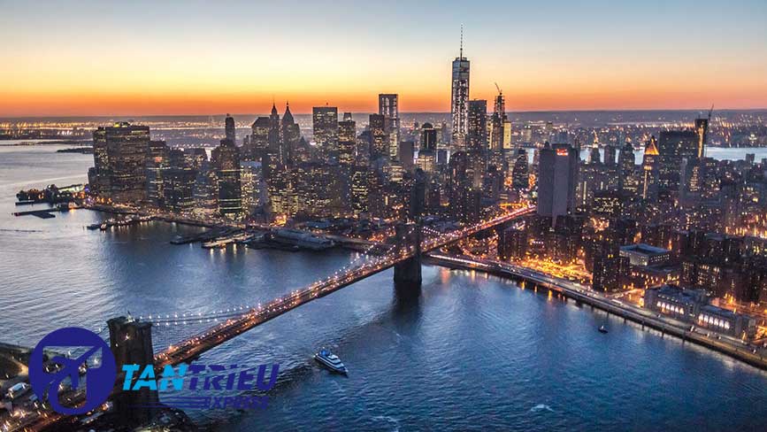 Gửi hàng từ TP New York về Sài Gòn
