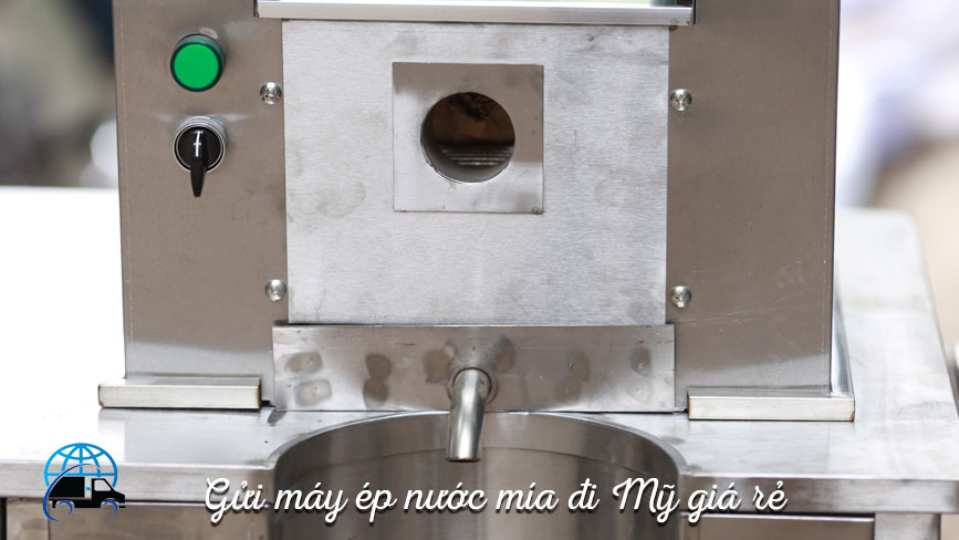 Gửi máy ép nước mía đi Mỹ