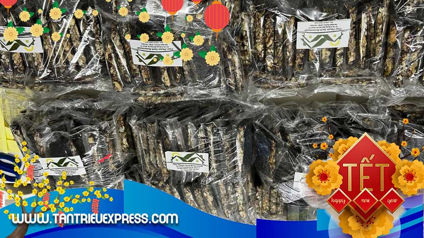 Gửi gạo sấy đi Mỹ cho người thân dịp tết