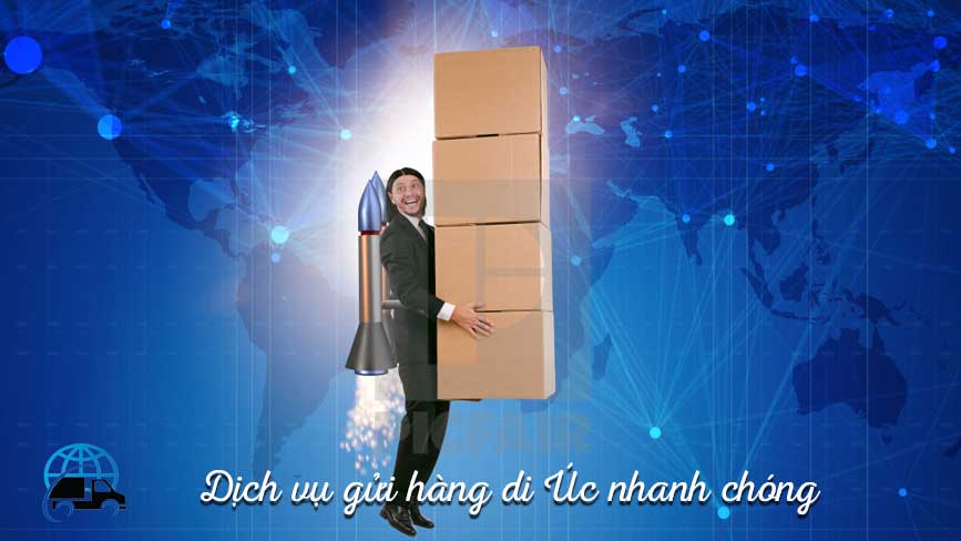 Bảng giá gửi hàng đi Úc về TPHCM