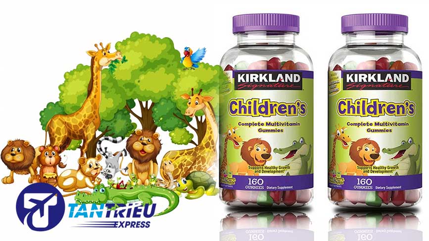 Kẹo dẻo vitamin với những hình thú vật ngộ nghĩnh