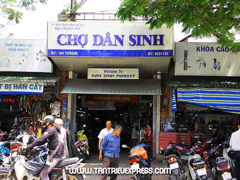 Tản mạn chợ Dân Sinh, khu chợ đặc biệt ở Sài Gòn