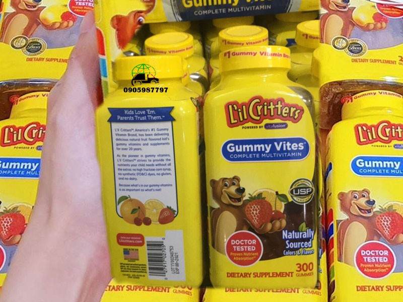 Kẹo dẻo Gummy Vites Multivitamin cho trẻ - 300 viên