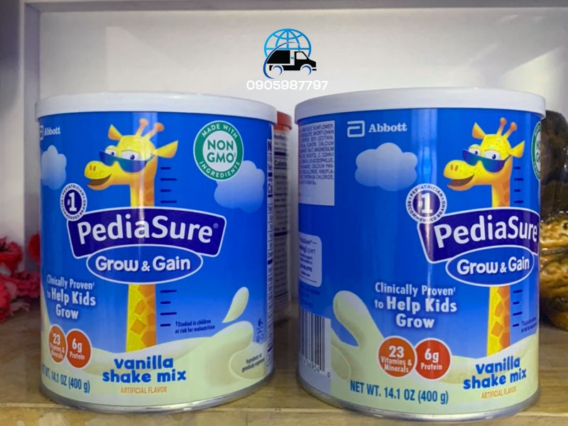 Sữa PediaSure Grow and Gain 400g của Mỹ giá tốt nhất thị trường