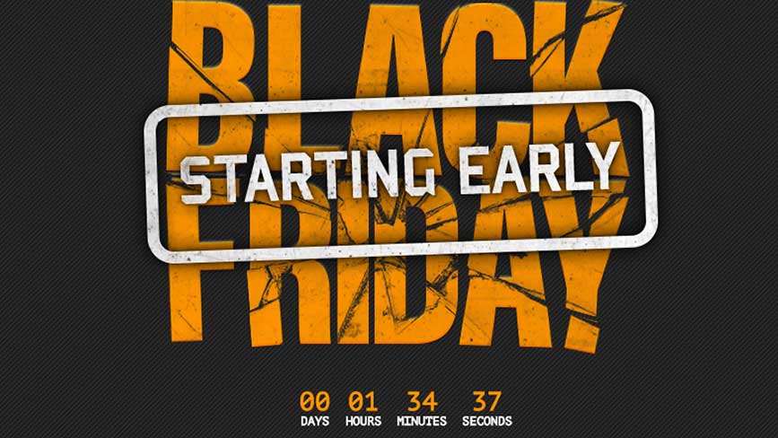 Bắt đầu sớm với các chương trình ưu đãi giảm giá vào dịp Black Friday