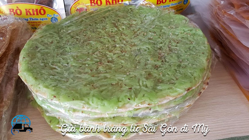 Gửi bánh tráng dừa Bến Tre đi Mỹ
