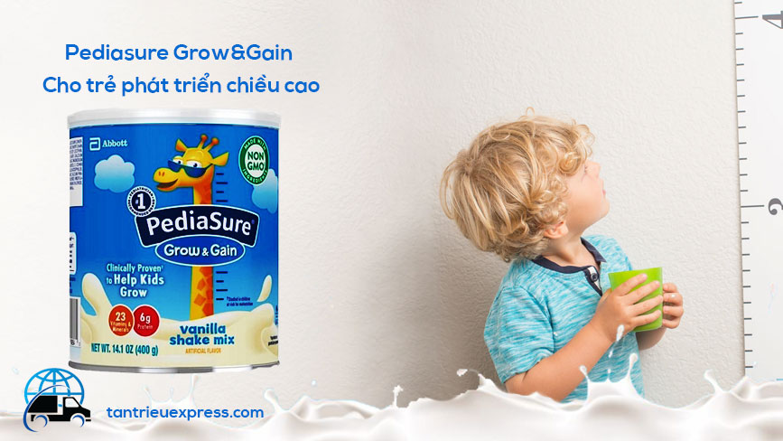 Sữa Pediasure cho trẻ phát triển chiều cao