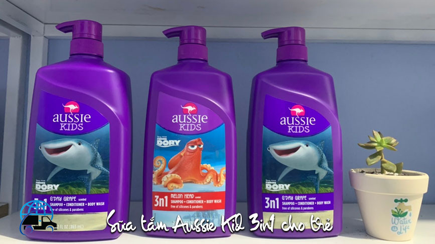 Sữa tắm Aussie Kids 3 in 1 của Mỹ